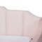 Baxton Studio Lennon Modern Pink Velvet Fabric Upholstered Queen Size Daybed with Trundle 186-11474-Zoro - alternate 6